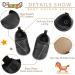 Infant Baby Oxford Shoes Anti-Slip Trainer Soft Sole Sneakers 6-12 Months - Black - Buy Online on GoSupps.com
