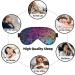 Buy Glitter Sequin Spot Printed Soft Eye Mask - Zero Eye Pressure Blackout Eye Mask for Travel | International Shipping - Buy Online on GoSupps.com
