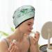 Hair Towel Wrap | Quick-Dry Hair Turban with Button | Succulent Design Towel for Effortless Hair Drying - Buy Online on GoSupps.com