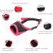 Adjustable Red Dog Muzzle with Velcro Fastener | Breathable Mesh for Safe Barking & Chewing | Buy Internationally - Buy Online on GoSupps.com