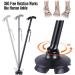Comfkey Walking Sticks with LED Lights Folding Adjustable Lightweight Collapsible Walking Canes with Shock Absorption and 360 Rotated Base for Seniors Women Men - Buy Online on GoSupps.com