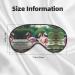 SSIMOO Flamingos & Pineapples Eye Mask - Double-Sided Soft Light Blocking for Sleep Quality - International Shipping Available - Buy Online on GoSupps.com