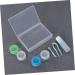 JECOMPRIS Contact Lens Case - 2pcs Double Lens Storage Box | Cute & Durable Lens Cases for International Shipping - Buy Online on GoSupps.com