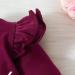 Puseky Toddler Baby Girls Cute Letter Print Long Sleeve Shirt Floral Pant Tracksuit Outfit Set - 2-3 Years (Wine Red) - Buy Online on GoSupps.com