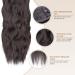 AOMIG Clip in Extensions - 4PCS Dark Brown Wavy Curly Synthetic Hair Extensions for Women | Natural Clip-in Hairpiece - Buy Online on GoSupps.com