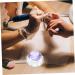 minkissy Nail Art Crystal Cup Manicure Dish Bowl Nail Art Dappen Cup Container with Lid Crystal Nail Art Dappen Bowl Nail Liquid Cup Nail Cup with Lid With Cover Purple Glass White Crystal - Buy Online on GoSupps.com