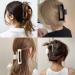 Extra Large 5 inch Hair Clips for Women - CUBACO 4pcs Acrylic Claw Clips for Thick Hair | Non-Slip and Stylish Hair Accessories for Long Hair | Durable XL Giant Hair Barrettes - Oversized Rectangle Jaw Clips - Buy Online on GoSupps.com
