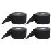 jojofuny Bandes de Cou Jetables pour Coiffeur 100 Pi ces Papier Souple Noir Usage Unique Protection Nuque Salon de Coiffure