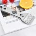 Stainless Steel Hob Scraper - Glass Scraper with 5 Blades for Ceramic Hob Scratches Cleaning Scrapers Multi-Purpose with Spare Blades Suitable for Glass Ceramic Induction Cook Tops Goforwealth - Buy Online on GoSupps.com