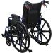 LIVINGbasics Light Weight Wheelchair with Flip Back Desk Arms Swing Away Footrests 18-Inch Seat Width Foldable Weight Capacity: 220lb (100kg) - Buy Online on GoSupps.com