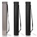 DEWEL Poster Tubes with Strap Extendable Tube for Blueprint Holder Water-Resistant Art Storage Drafting Transport Tube Expands from 22 to 34 inches Black/Brown 3 Packs
