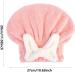 Absorbent Quick Dry Cap - Skin Friendly Hair Dry Bath Cap Super Absorbent Microfiber Hair Band | Hair Wrap Tape with Towel t Pink - Buy Online on GoSupps.com