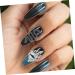 Beaupretty 1 Set Devil Eye Fake Nails Manicure Kit Stickers for Nails Long Nail Tips Adhesive Nail Tips Adhesive Nails Nail Tips for Nails Professional Nails Stickers False Nails Plastic - Buy Online on GoSupps.com