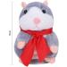 ITODA Talking Hamster Toy with Scarf and Hat - Electronic Plush Noding Sound Recording Doll - Fun Stuffed Toy for Kids - Christmas Birthday Gift - Grey - Buy Online on GoSupps.com