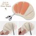 Flintronic Sneaker Heel Repair Patches - 2 Pairs, Apricot/Beige - Leather Heel Protectors for Shoe Repair - Buy Online on GoSupps.com
