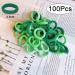 Rpanle 100 Pieces Elastic Hair Ties - Green Hair Bands for Girls | Ponytail Holders 2.5mm Hair Bobbles - Buy Online on GoSupps.com