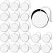 TENS Unit Replacement Pads Tens Unit Pads TENS Pads SM Electrodes Pads 1.4'' 20 Pack Round Reusable Electrodes Compatible With AUVON TENS TENS 7000 HealthmateForever TENS EMS Muscle Stimulator Machine