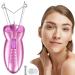 Electric Women Facial Hair Remover  EC VISION Ladies Beauty Epilator Trimmer Facial Cotton Threading Hair Shaver (Pink).
