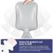BOLEi 2L Hot Water Bottle with Cosy Faux Fur Cover - Leakproof Large Hot Water Bag for Pain Relief & Warmth - Ideal for Women, Seniors & Children - Blue - Buy Online on GoSupps.com