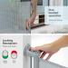 BabyBond Retractable Baby Gate | Extra Wide 71x33 Inch | Punch-Free Install for Kids/Pets | Indoor/Outdoor Dog Gate for Doorways/Stairs | Grey - Buy Online on GoSupps.com