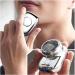 Mini-Shave Portable Electric Shaver 2023 New Upgrade Electric Razor For Men Wet & Dry Rotary Electrical Shave - One-Button Usb Rechargeable Shaver (Silver+Black) - Buy Online on GoSupps.com