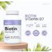 NUI NUTRA Biotin Supplement 10000mcg 150 Capsules - Vegan & Gluten Free for Hair Skin and Nail Support - Buy Online on GoSupps.com