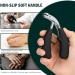 Buy FVION Angled Head Toenail Clippers - Best Professional Ingrown Nail Cutters for Seniors | Thick Nail Scissors with Catcher - Black Matte Finish - Buy Online on GoSupps.com