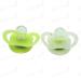 SRV Hub 2 Pack Glow in the Dark Pacifiers for Newborns - BPA Free Non-Toxic Ideal for Babies 0-6 Months (Green) - International Shipping Available - Buy Online on GoSupps.com