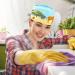 Glowing Butterfly Scrub Caps Hats - 2PCS Women's Bouffant Working Hat with Ponytail Holder | Pattern 06 - Buy Online on GoSupps.com