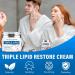 Triple Lipid Restore Cream | Anti-Aging Peptide Moisturizer with Fatty Acids & Ceramides | Nourish & Repair Skin Barrier - Buy Online on GoSupps.com