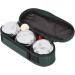 Sportside Petanque Bag with 3 Balls - Outdoor Boules Game - Triplette 040021 - Durable Metal & Steel - Perfect Sporting Goods for Skill & Fun - Buy Online on GoSupps.com