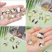 2 Boxes Panda Bamboo Pendant Keychain for Keys Animal Pendant Keychain Key Chain Making Supplies Bag 0.2X2.4X2.7CMx3pcs As Shownx3pcs - Buy Online on GoSupps.com