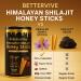 Premium Himalayan Shilajit Honey Sticks 30 Single-Use Packs | Raw Organic Honey + Top Himalayan Shilajit Resin | 85+ Trace Minerals & 70%+ Fulvic Acid for Energy Immunity Vitality (Pack of 5) - Buy Online on GoSupps.com