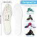 Buy WLLHYF 2 Pairs Ultra-Soft Breathable Shoe Insoles - Cut-to-Size Comfort Inserts for Men Women & Children - White & Gray - Buy Online on GoSupps.com