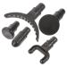 Solustre 5st fascia replacement head body massager adapter massage attachments fascia head attachment accessories for muscle massage heads portable massage head plastic.