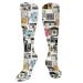 Make it short Make it short Grid yourself briefly!Camera illustrations analog photography film compression socks for women & men circulation 15-20 mmHg is the best support for sporty L