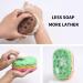 3 Pack Exfoliating Bath Sponges for Women, Men, Teenagers - Shower Body Sponge Set - Spa Quality - 3 Colors - Buy Online on GoSupps.com