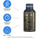 Focus Factor F29 Energy Shot - Blue Razz Flavor, Pack of 6, Sugar-Free Nootropic Brain Support Supplement with Ginkgo Biloba & Bacopa Monnieri - Buy Online on GoSupps.com