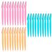JZK 30 x Facial Eyebrow Razor Set Face Shaver Shaper Portable Facial Hair Remover for Girls Men Women