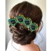SHREEMEE Women Attractive Royal Look Artificial Rose Flower Bridal Wedding Hair Accessories/Hair Pins/Juda Pins for Women and Girls- Torquoise - Buy Online on GoSupps.com