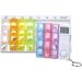 Edoso 7-Day Pill Organizer with Alarm | Weekly Medicine Box & Timer for Memory | German Description | Reinforced Alarm Tone | Colorful Tablet Containers - Buy Online on GoSupps.com