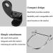 Burley Bicycle Coupling Attachment | 2 Sets Angled Replacement Plug for Bike Trailers | 12.2mm Compatible with Burley Pendant Coupling - Buy Online on GoSupps.com