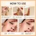 Contour Stick Beauty Wand - Liquid Bronzer Highlighter Cream Blush Stick with Fine Cushion Applicator | Face Makeup Lumi Glotion for Flawless Finish - Cruelty-Free | Contour (Medium Brown) - Buy Online on GoSupps.com