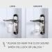 Heart of Tafiti Child Door Handle Locks | Baby-Proof Lever Lock | 2-Pack | Easy Installation | 3M VHB Glue | Safe for Toddlers - Buy Online on GoSupps.com