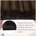 LAAVOO Real Hair Tape Extensions - Brown Ombre Balayage Remy Hair for Sewing 100g #2/8/2 40cm - Premium Real Hair Tressen - Buy Online on GoSupps.com
