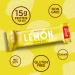Good! Snacks Vegan Lemon Protein Bars - Gluten Free, Plant Based, High Protein, Low Sugar - 15g Protein, Kosher, Non GMO - Vegetarian Meal Replacement Bars (12 Bars) - Buy Online on GoSupps.com