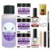 Rosarden Nails Kit Acrylic Set Nail Kit Set Professional Acrylic with Everything Acrylic Nail Kit With Monomer Acrylic Nail Liquid Acrylic Powder Kit Nail Primer and Dehydrator Acrylic Nail Brush Acrylic Nail Kit for Beginners with Everything nail forms f
