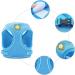 Neuwehe Cat Dishes & Leash Set | Adjustable Cat Harness for Small Dogs & Big Cats (L Blue) | Outbreak-Proof Cat Tableware - Buy Online on GoSupps.com