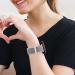 Adjustable Nylon Bands for Fitbit Sense/Versa 3 - Soft Breathable Replacement Strap in Black/Seashell | Compatible for Men and Women - Buy Online on GoSupps.com