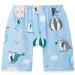 Baby Toilet Training Pants Kids 2 in 1 Waterproof Reusable Cotton Nappy Diaper Skirt Cute Cartoon Skort Pants Hot Air Balloon Low Waist M